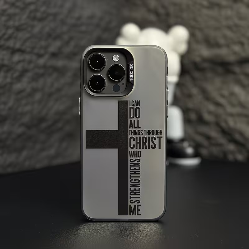 Phone Cases Like Loopy - Funda Antihuellas con Diseño de Cruz