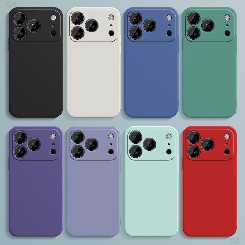 Phone Cases Wholesale - Funda Cuadrada de Silicona para iPhone