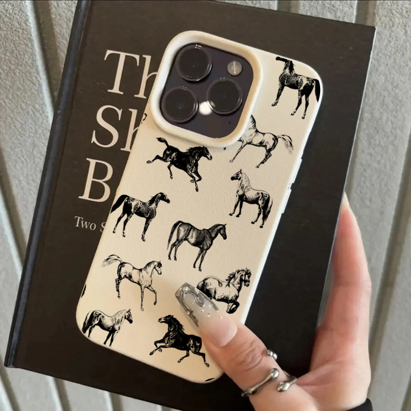 Phone Cases Horse - Funda de Teléfono con Diseño Realista