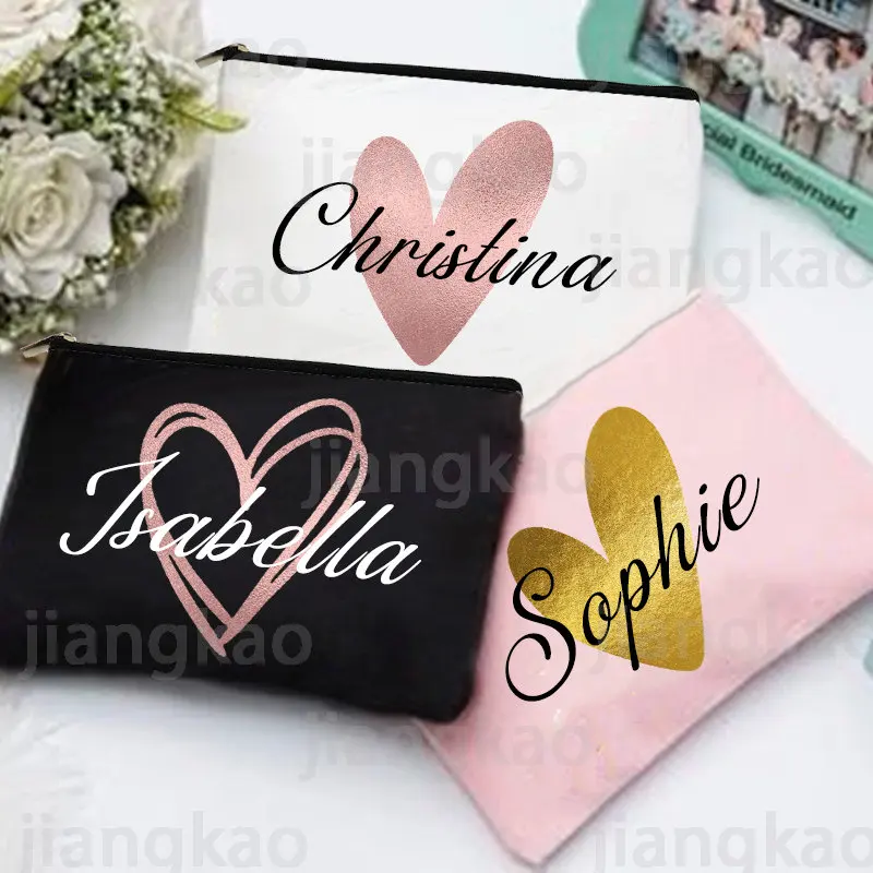 Monogram Custom Case - Bolsa de maquillaje personalizada para dama