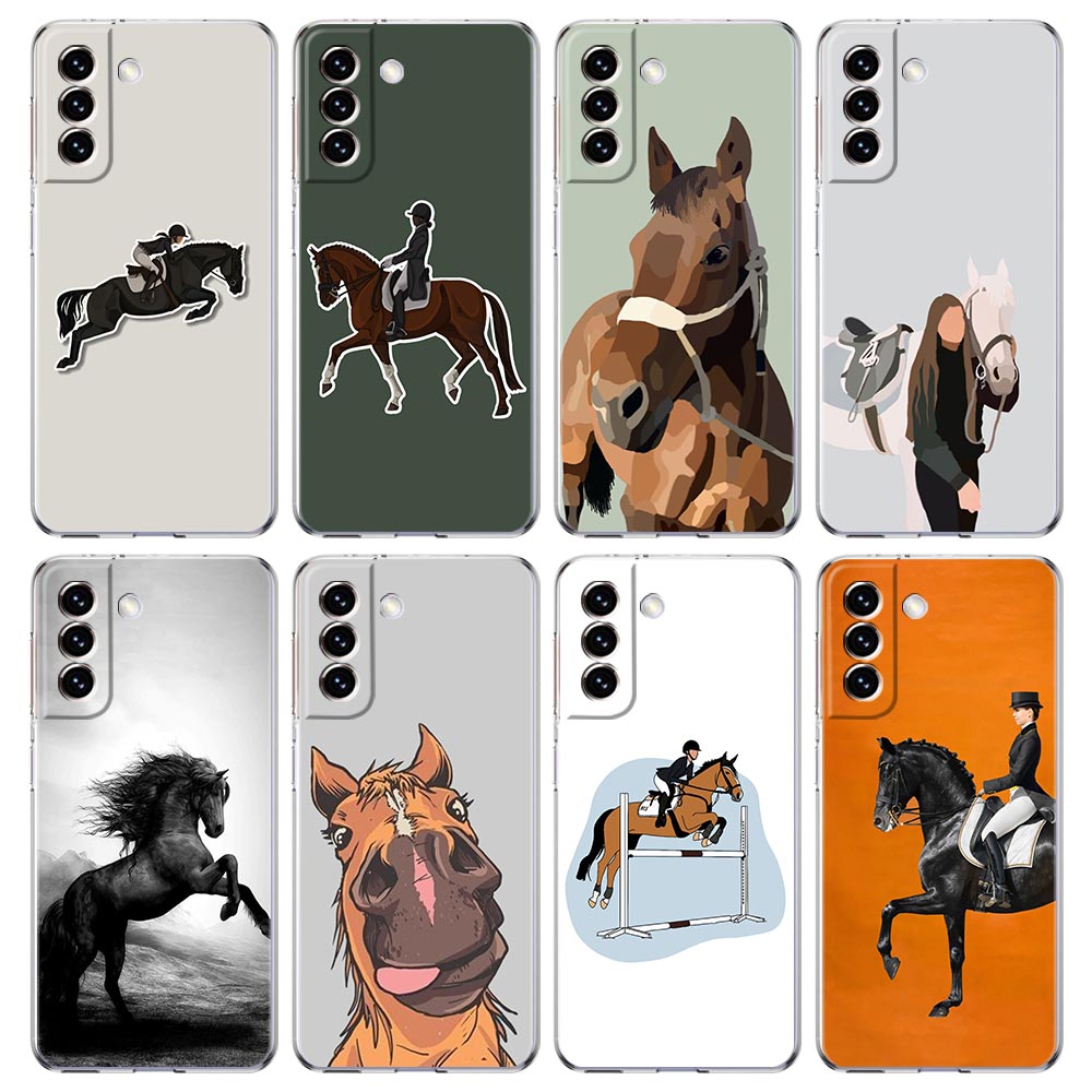 Phone Cases Horse - Funda de teléfono con dibujo de