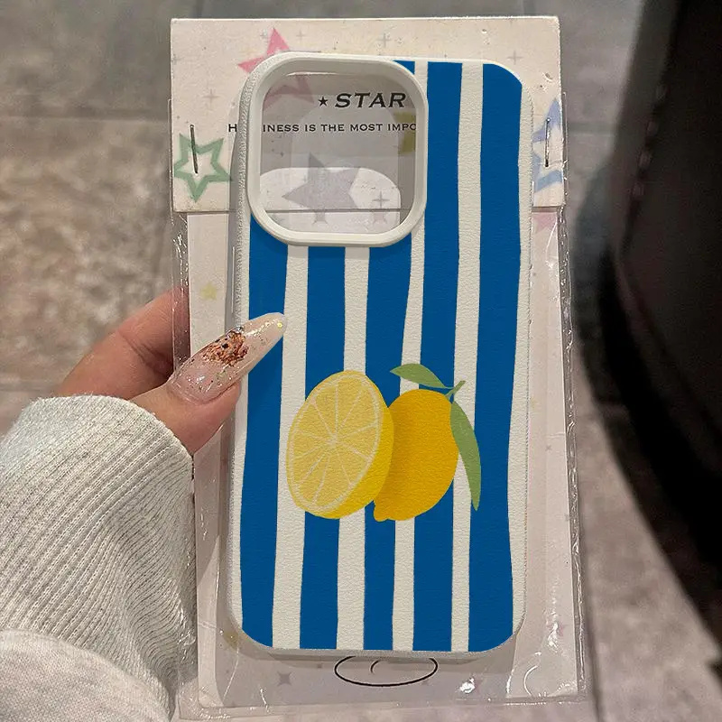 Phone Cases Yellow - Funda de teléfono suave con patrón