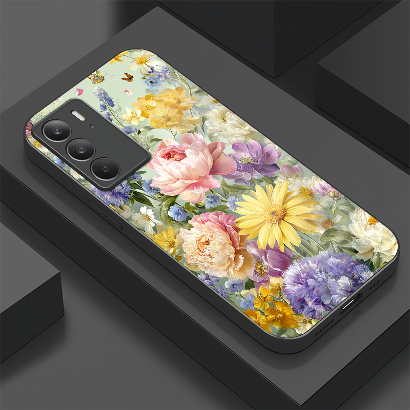 Phone Cases Realme - Funda de teléfono de vidrio templado