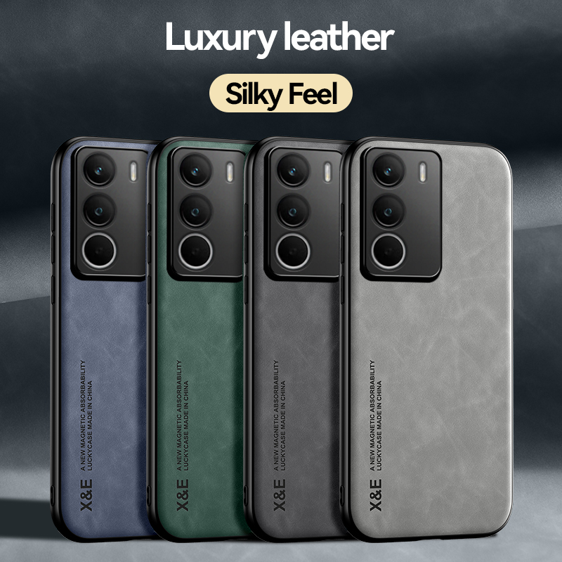 Phone Cases Realme - Funda de cuero de lujo para