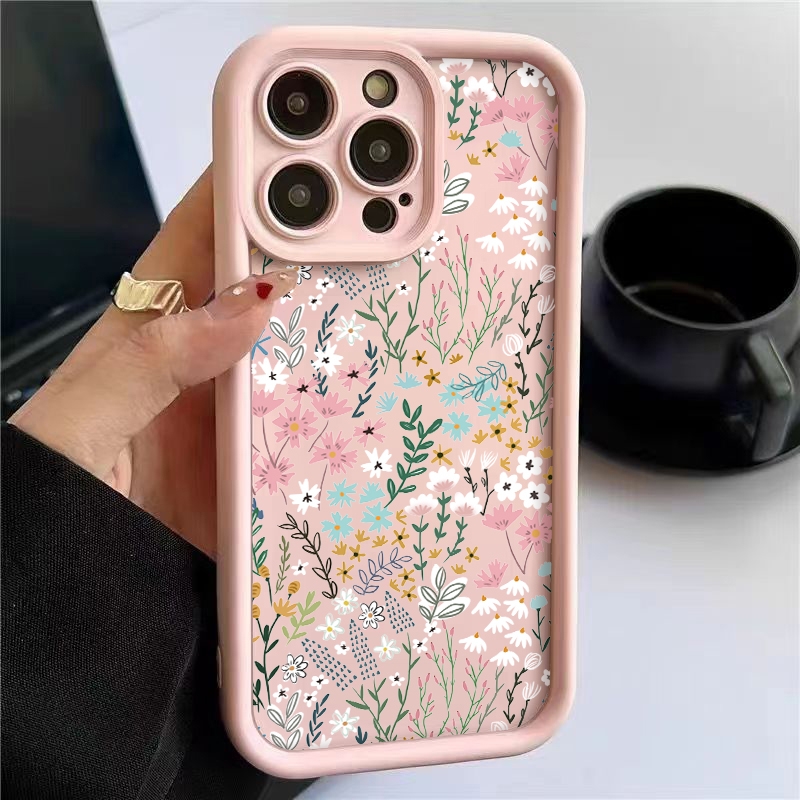Phone Cases Popular - Funda Rosa con Diseño Floral de