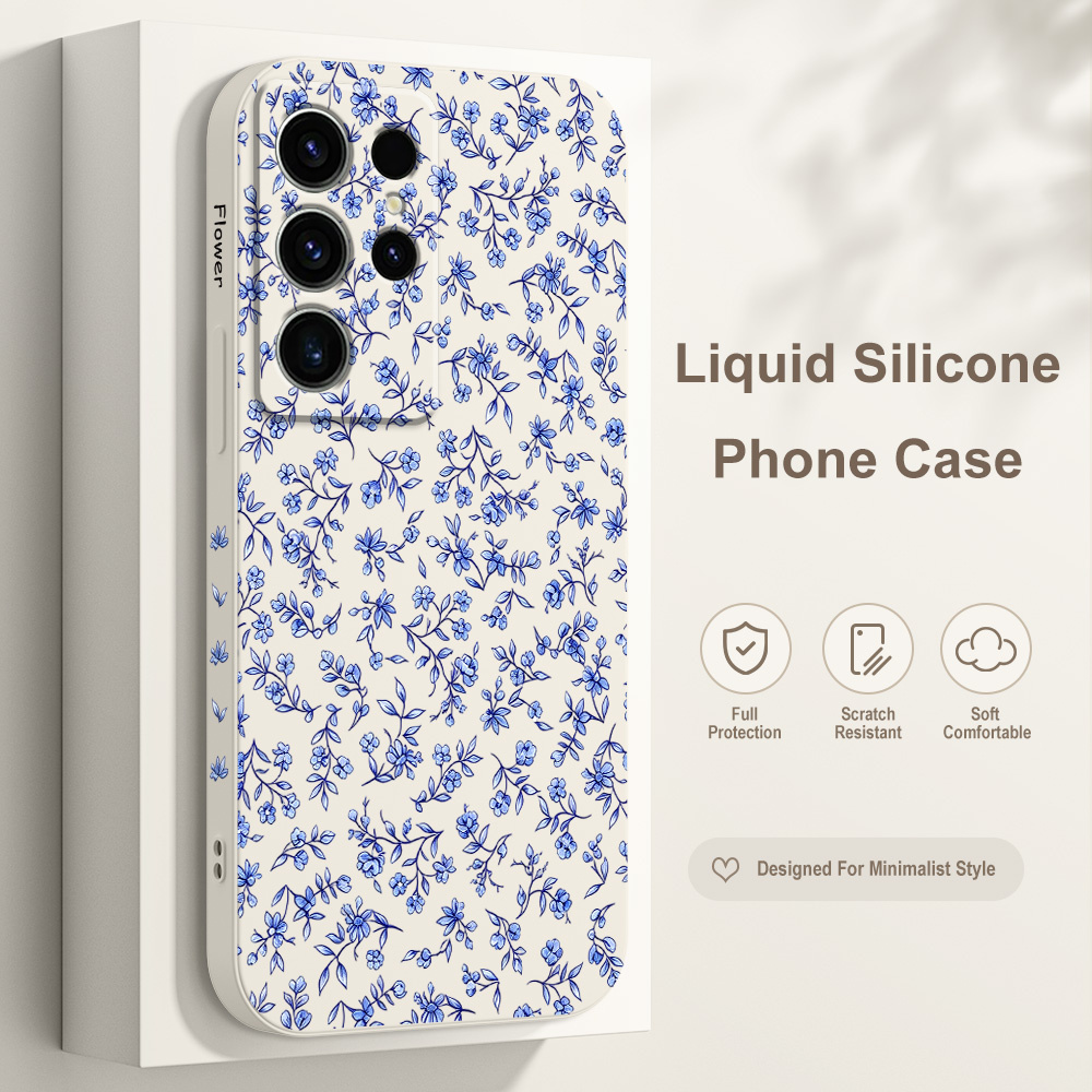 Phone Cases Samsung - Funda de Teléfono con Diseño Floral
