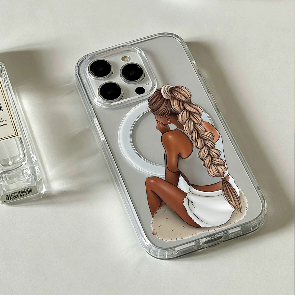 Phone Cases With Magsafe - Funda Magnética Transparente para Teléfono con