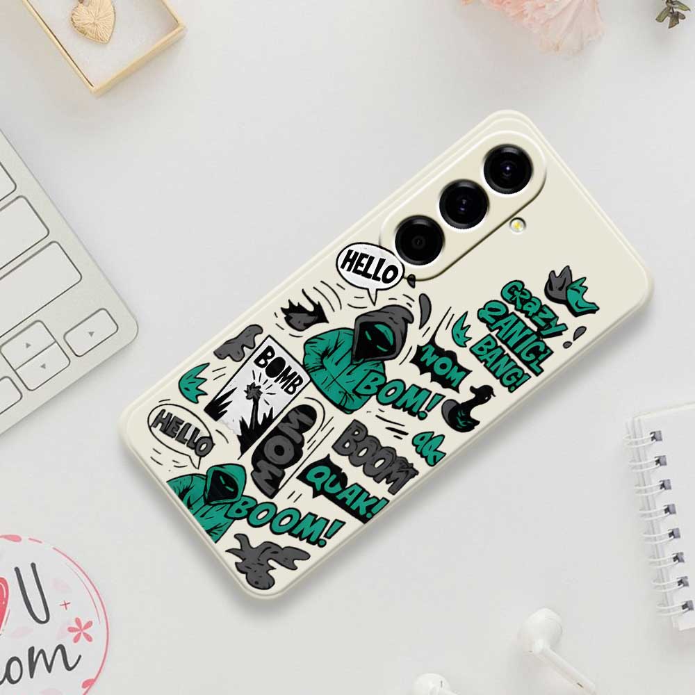 Phone Cases Trendy - Funda de teléfono estilo Graffiti moderna