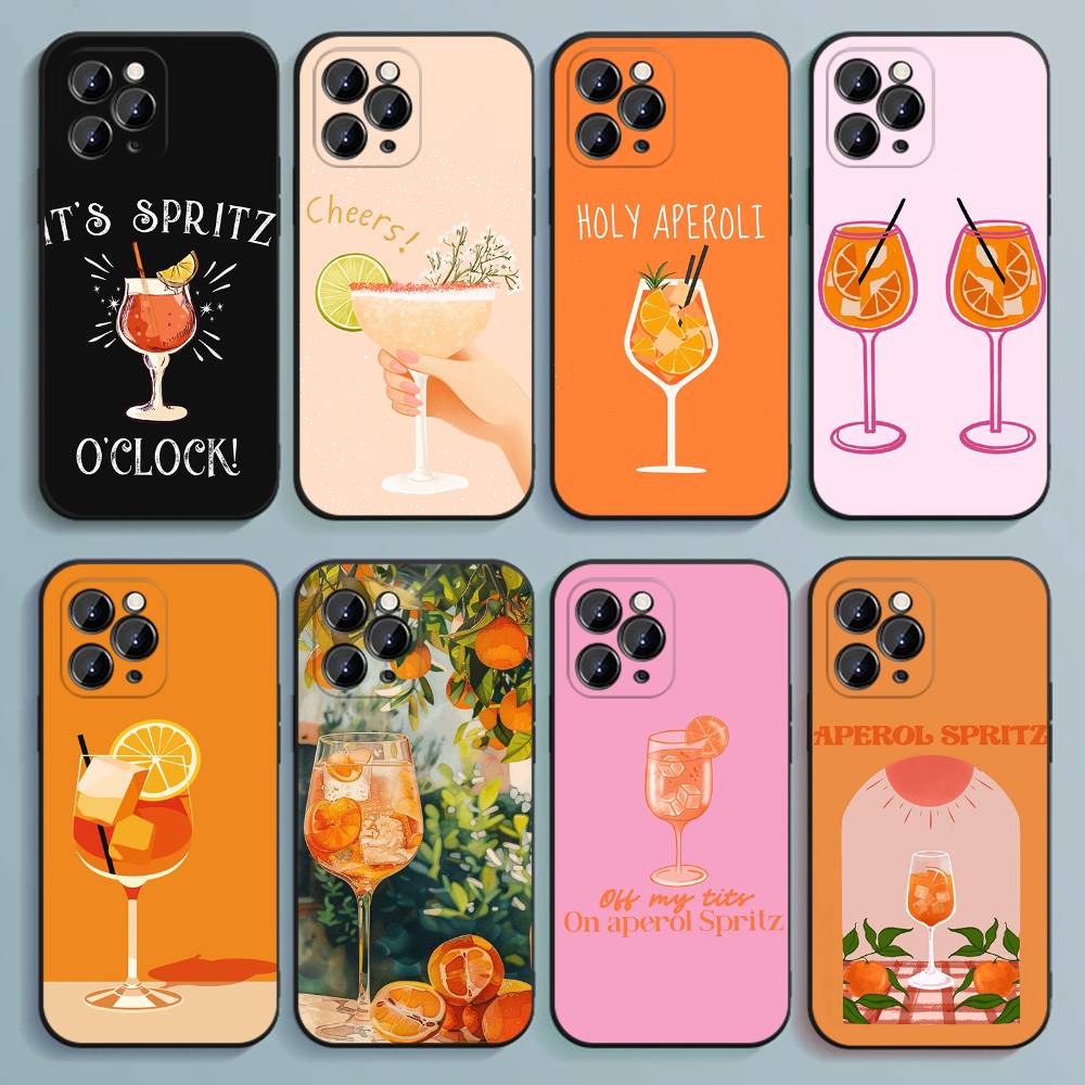 Phone Cases Quirky - Aperol-funda de teléfono Spritz divertida para