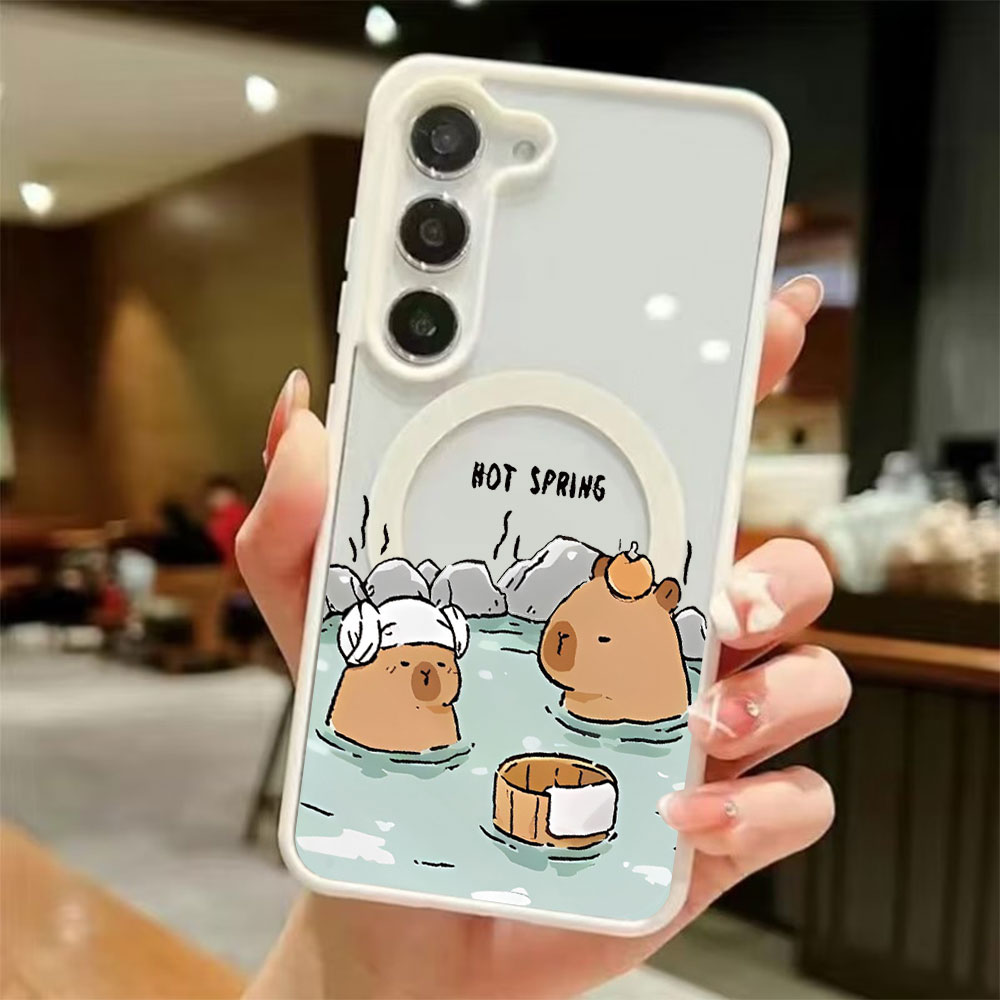 Phone Cases Samsung - Funda Magnética Transparente para Teléfono con