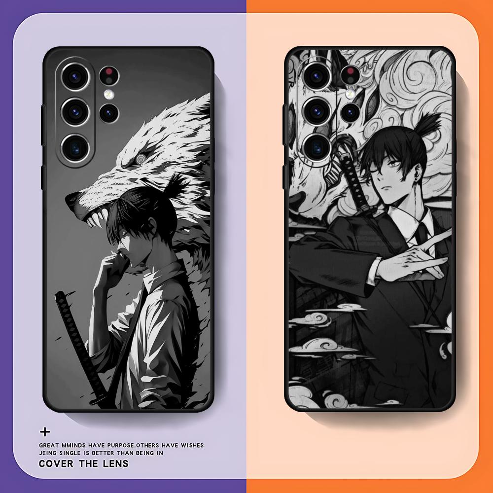 Phone Cases Samsung - Motosierra hombre Aki Hayakawa funda de