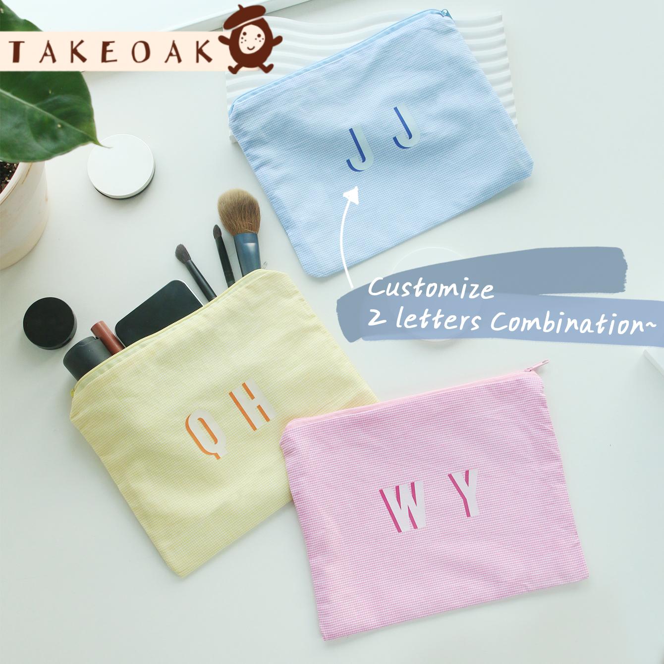 Monogram Custom Case - Bolsa de Maquillaje Personalizada con Iniciales