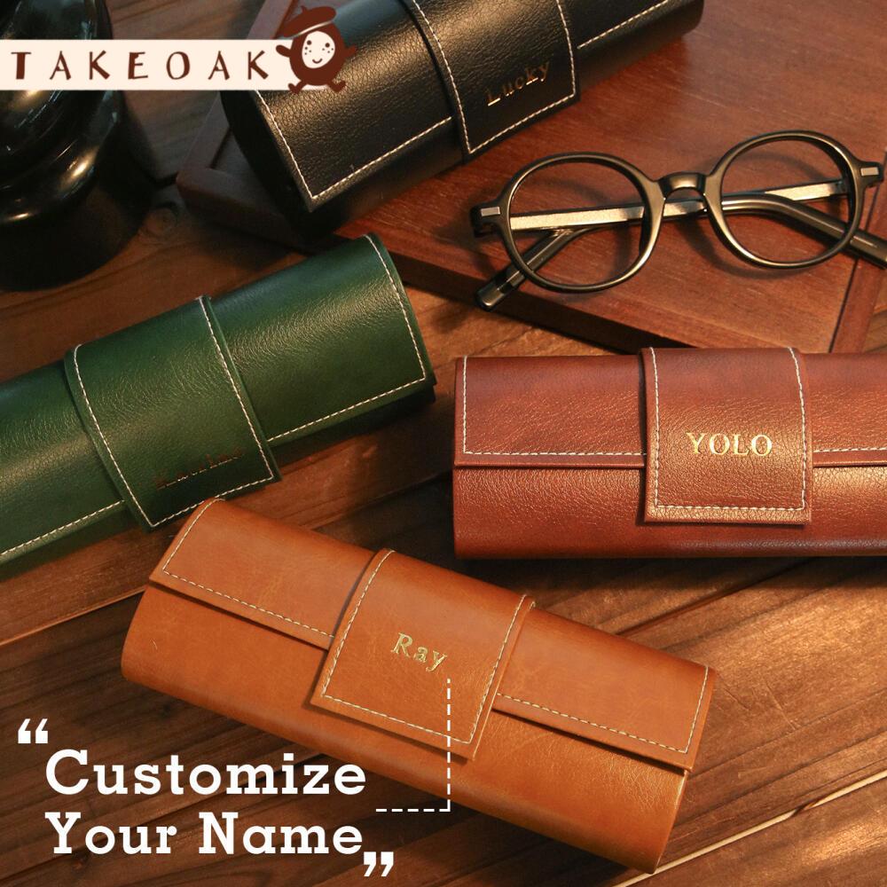 Monogram Custom Case - Estuche de Cuero Personalizado con Nombre