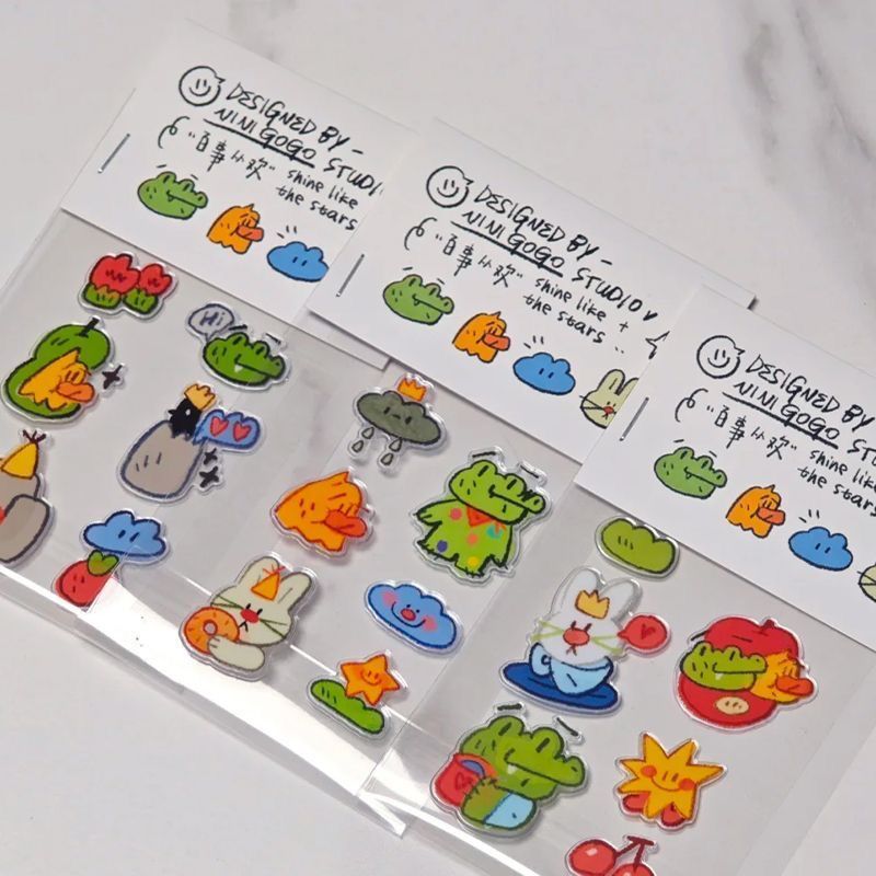 Puffy Jelly Stickers - Adhesiv - Phone Cases Yellow reseña y precio