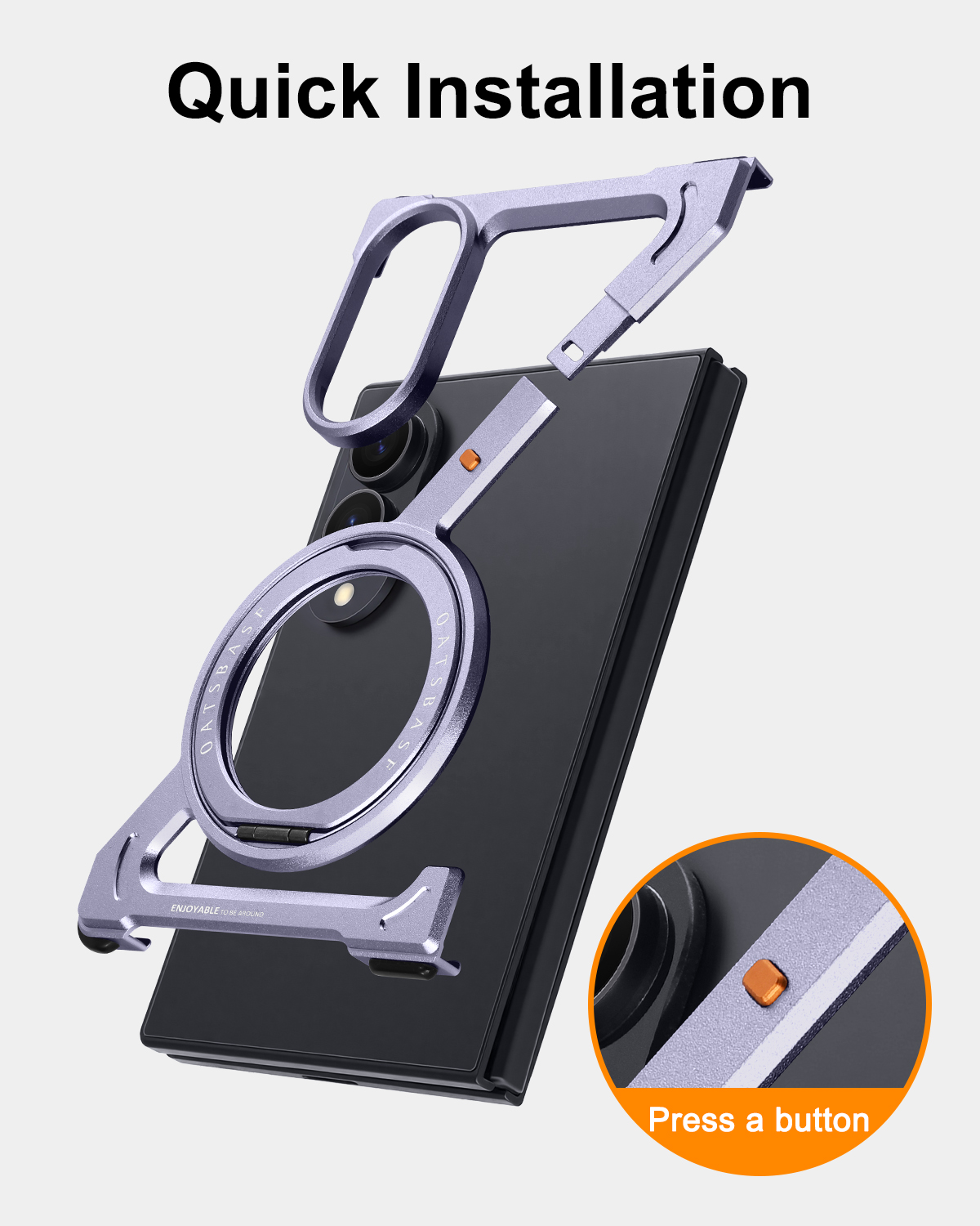 Eary para Samsung Galaxy Z Fol - Military Grade Case reseña y precio
