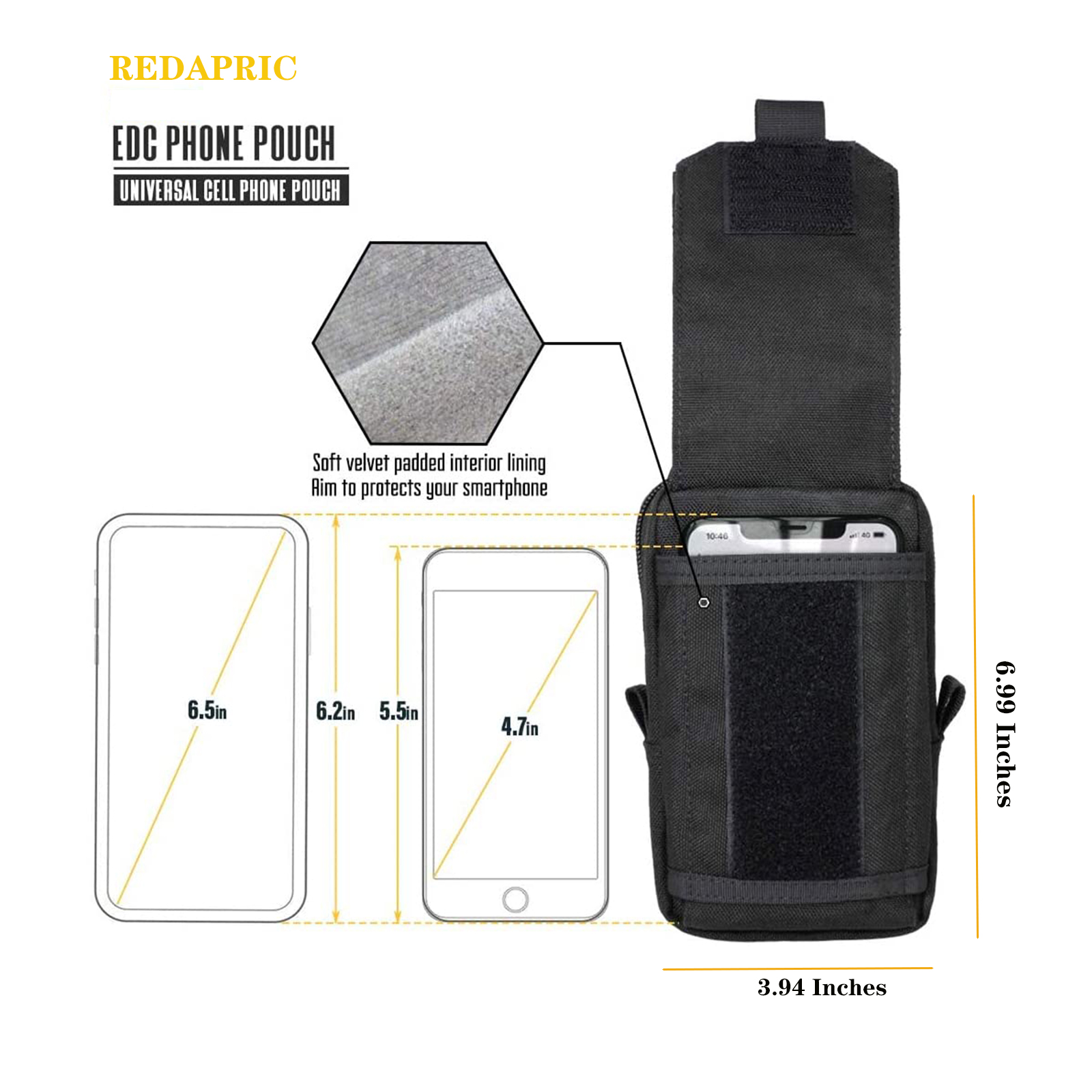 Bolsa táctica Molle, riñonera  - Military Grade Case reseña y precio