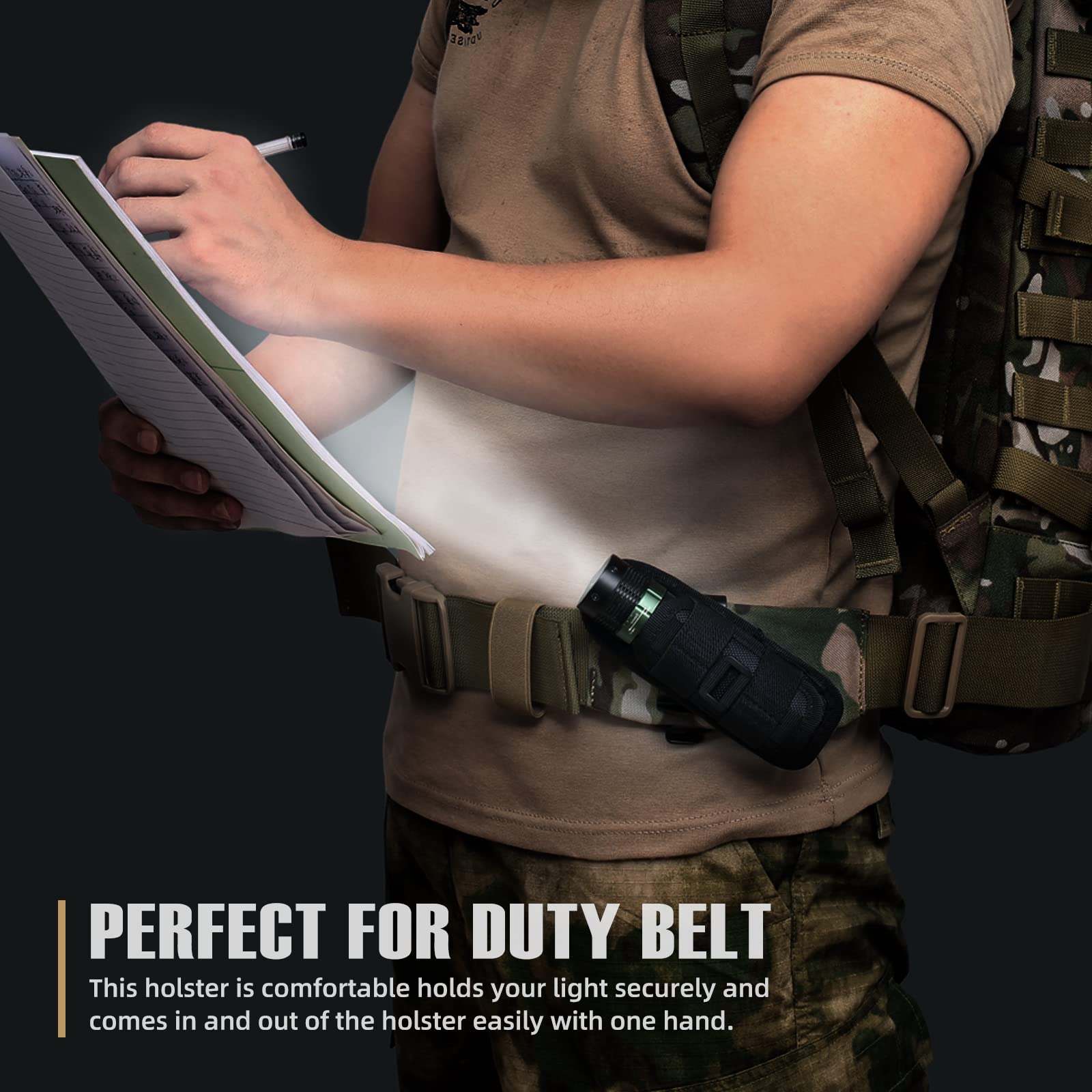 Funda táctica para linterna, f - Military Grade Case reseña y precio