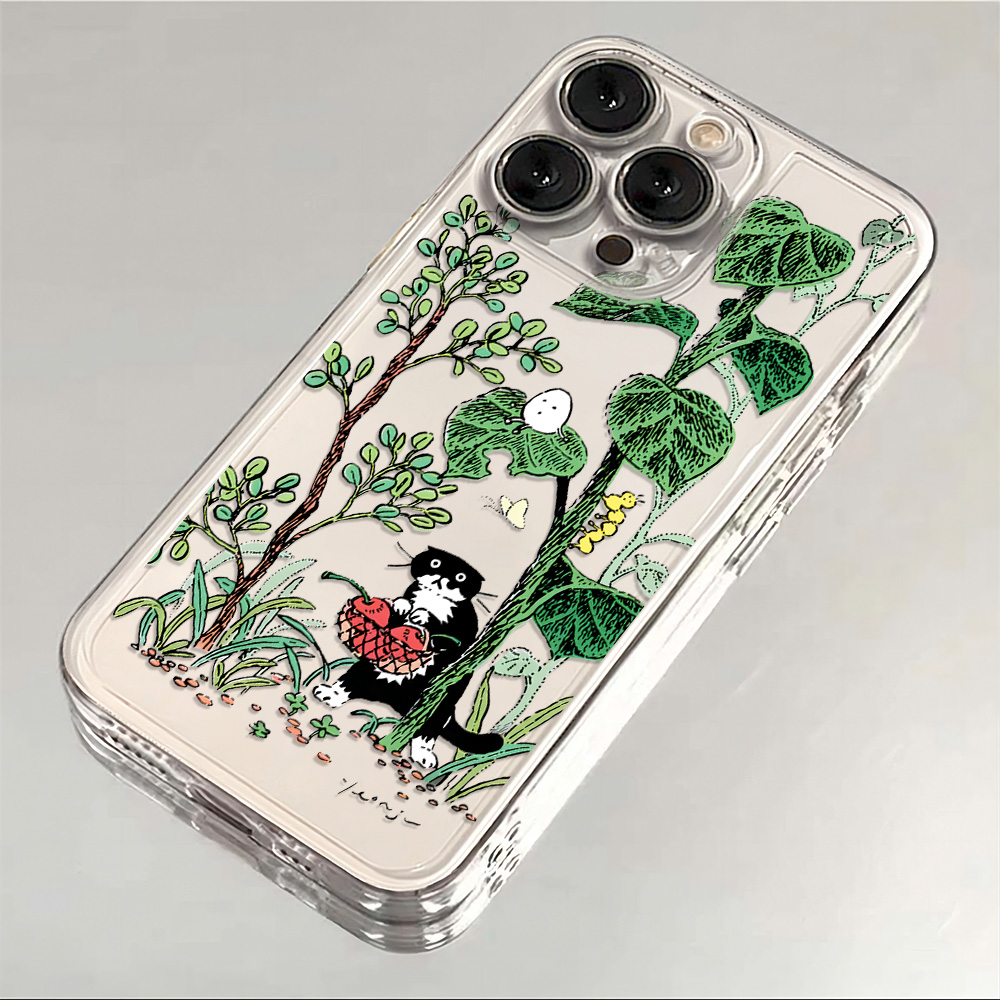 Funda Divertida de Gato Negro  - Phone Cases Quirky reseña y precio