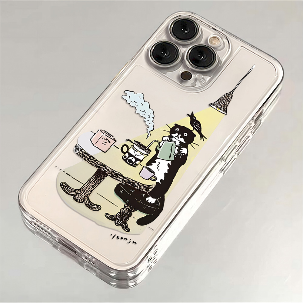 Funda Divertida de Gato Negro  - Phone Cases Quirky reseña y precio