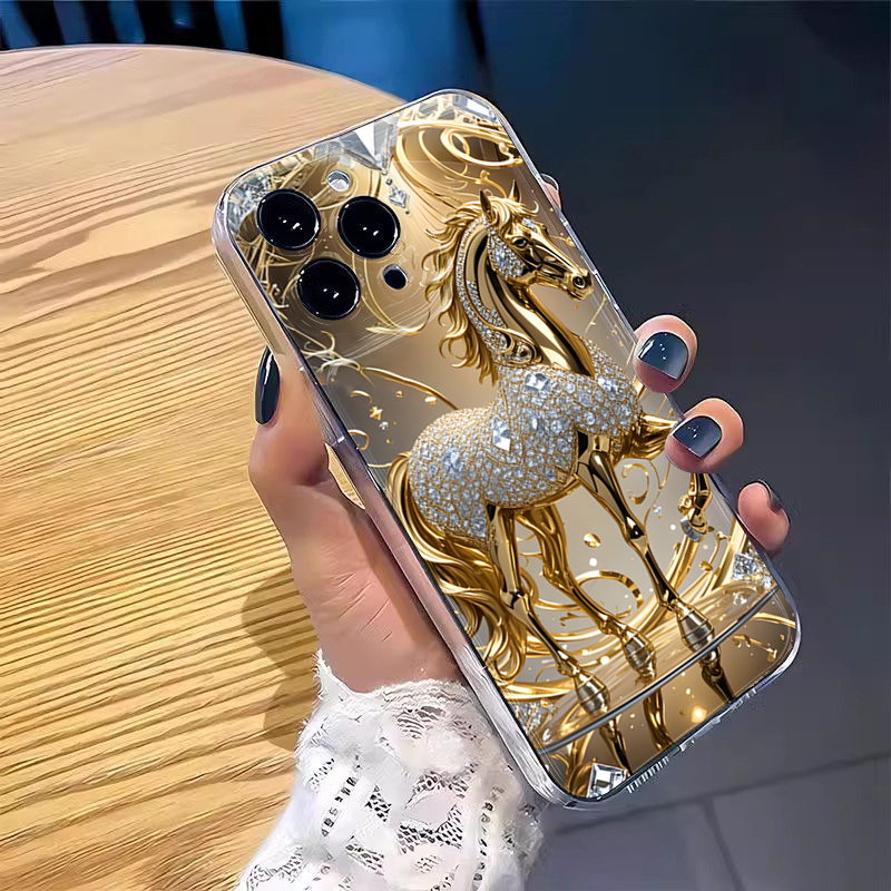 Funda de Silicona Golden Horse - Phone Cases Horse reseña y precio
