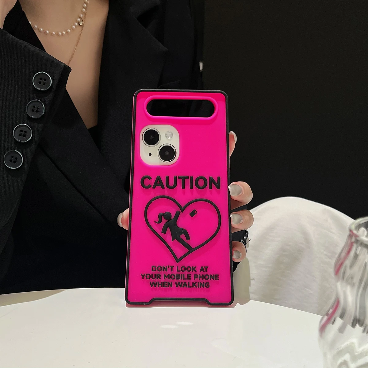 Funda de silicona con señal de - Phone Cases Quirky reseña y precio